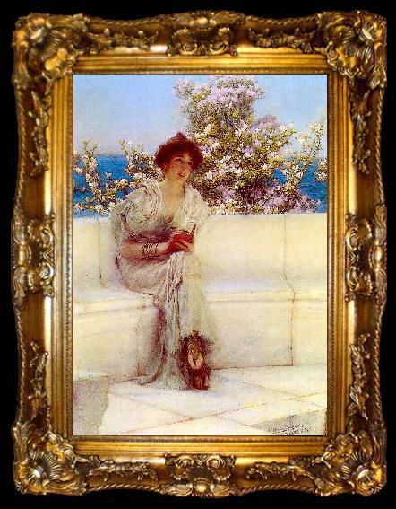 framed  Alma Tadema The Year is at the Spring, ta009-2